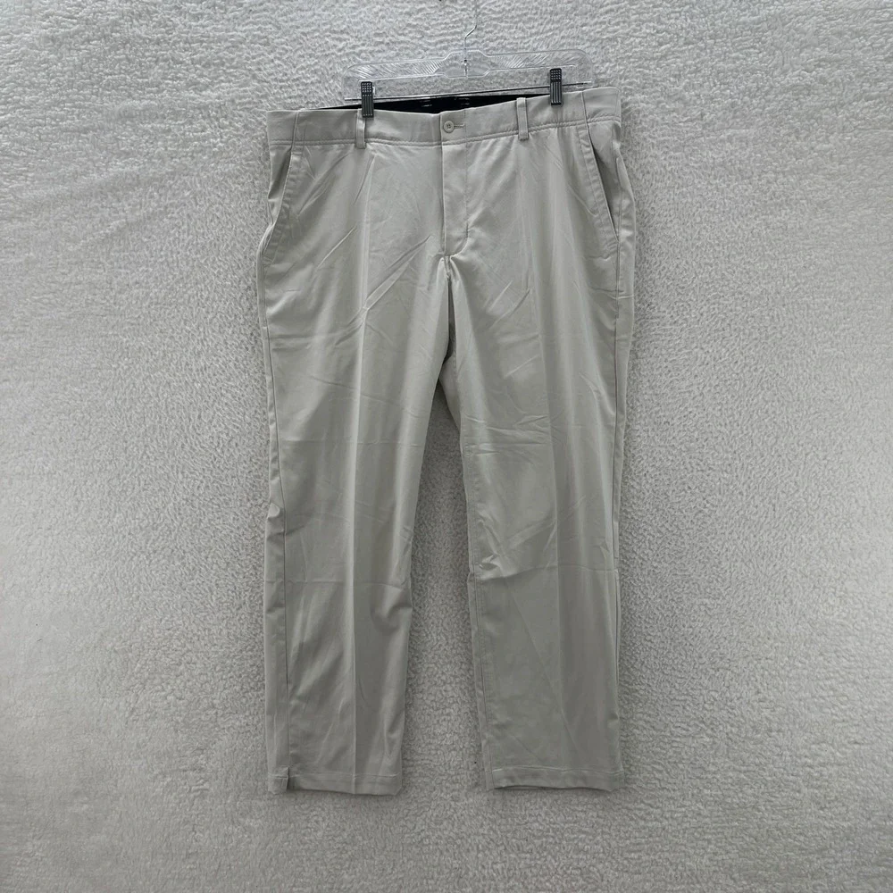 Nike Pants Mens 38x30 Beige Dri-Fit Flex Golf Standard Fit Performance Sports